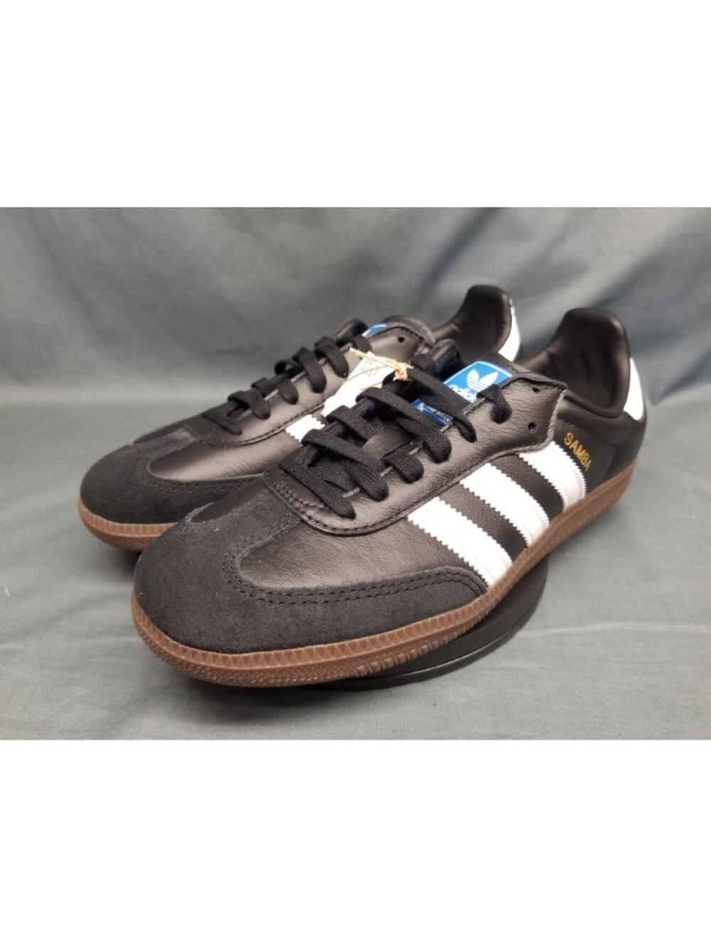 Adidas Samba OG Sneakers Black White Gum IG9031 Women's Size 9 NEW NO BOX! - Picture 4 of 10